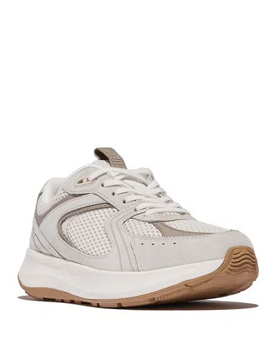 Fitflop F-mode Flow Platform Sneaker In Urban White