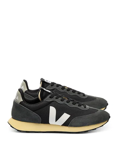 Veja Rio Branco Low-top Mesh Sneakers In Black White