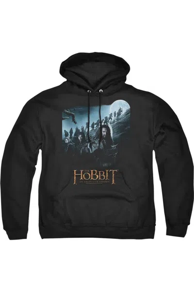 Gildan The Hobbit A Journey Adult Pull Over Hoodie / Hooded Sweatshirt In Black