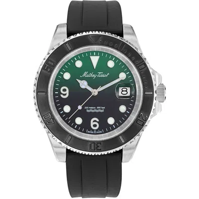 Mathey-tissot Men's Mathy Design Green Dial Watch In Green
