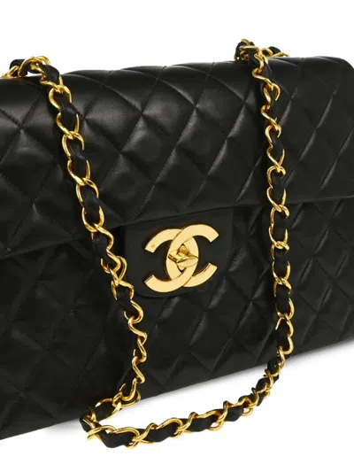Pre-owned Chanel 1995 Classic Flap Shoulder Bag In 黑色