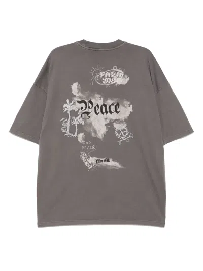 Five Cm Graphic-print T-shirt In Grey