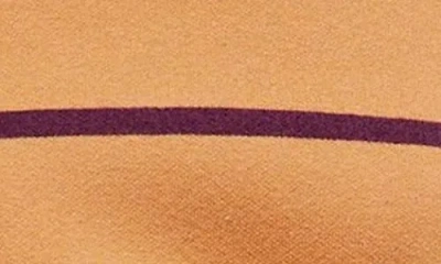 Free People Paulie Stripe Turtleneck Sweater In Butterrum Combo