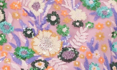 Helsi Cora Embellished Minidress In Lavender