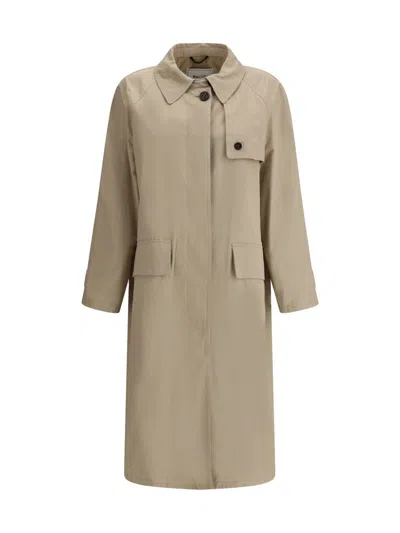 Paltò Marta Trench Coat In Beige