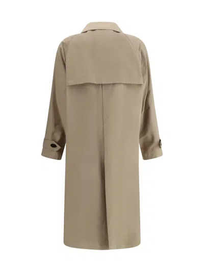 Paltò Marta Trench Coat In Beige