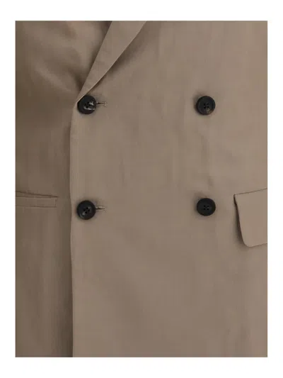 Rick Owens Women Double-breasted Blazer In Neutral