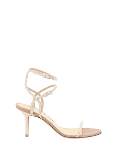 Francesco Russo Ankle Strap Sandals In Pink