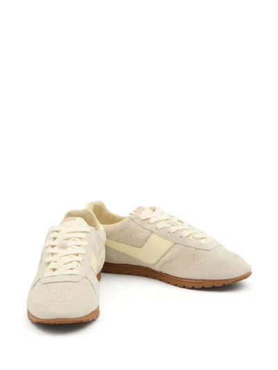 Autry 'windspin Low' Grey Sneaker With Logo On The Side And On The Heel In Beige