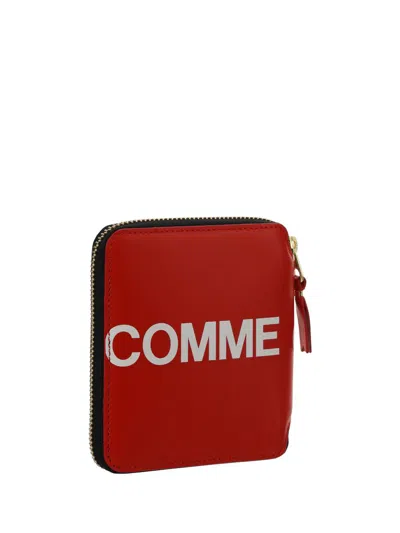Comme Des Garçons Classic Leather Bifold Wallet With Card Slots In Red