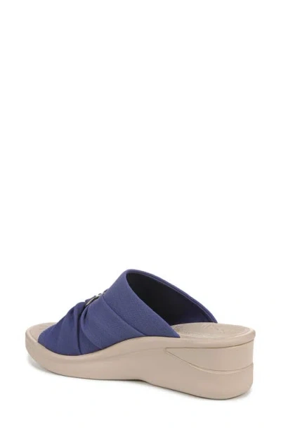 Bzees Serenade Slide Sandal In Blue