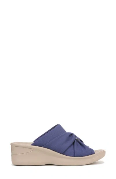 Bzees Serenade Slide Sandal In Blue