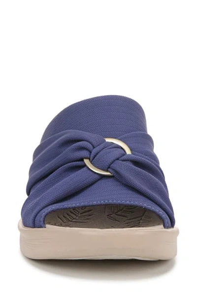 Bzees Serenade Slide Sandal In Blue