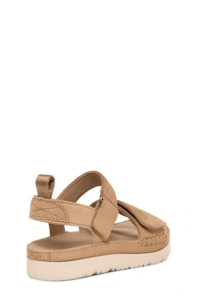 Ugg Suede Touch Strap Sandals In Sand