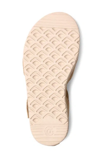 Ugg Suede Touch Strap Sandals In Sand