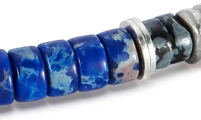 Jonas Studio Riverside Beaded Slider Bracelet In Blue