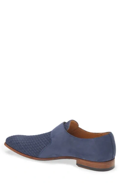 Mezlan Ayllon Monk Strap Loafer In Blue
