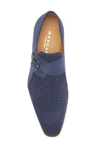 Mezlan Ayllon Monk Strap Loafer In Blue