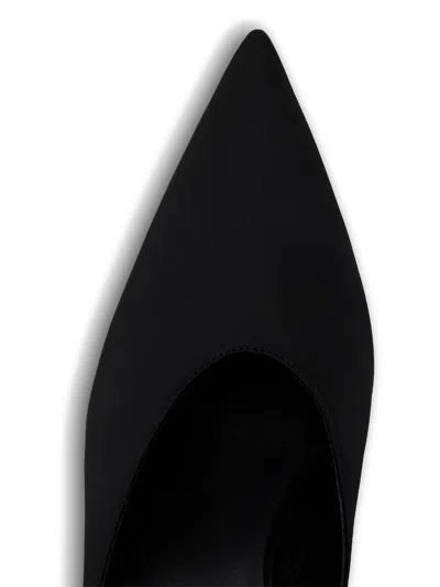 Alaïa Alaia Cube Wedge Satin Mules In Black
