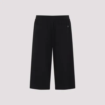 Shop Ami Alexandre Mattiussi Ami Loose Elasticated Large Bermuda Men In Black