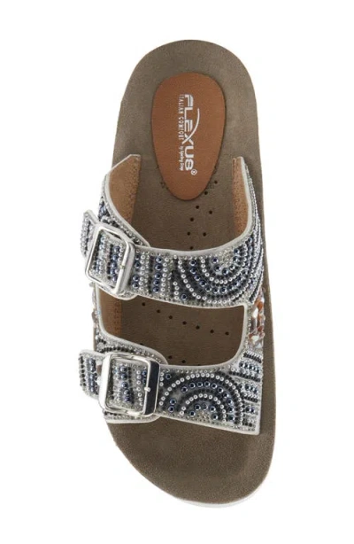 Flexus By Spring Step Cytheria Slide Sandal In White Multi