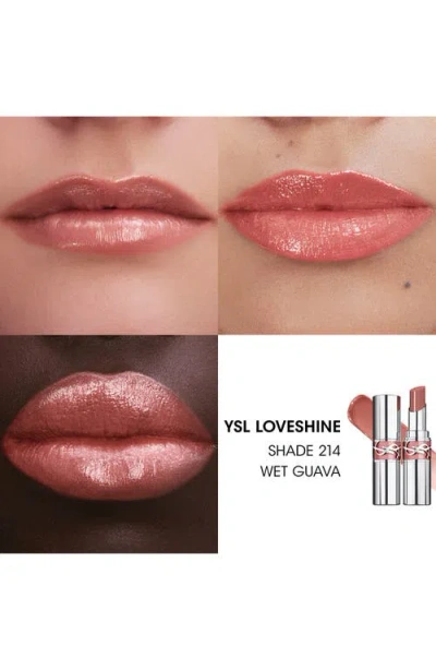 Saint Laurent Yves  Loveshine Lip Oil Stick In 214 Wet Guava