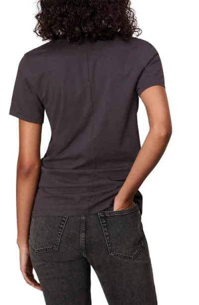 Rag & Bone The Vee Slub Cotton T-shirt In Greystone