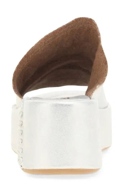 As98 A.s.98 Marlon Platform Sandal In Silver