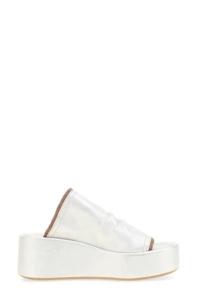 As98 A.s.98 Marlon Platform Sandal In Silver