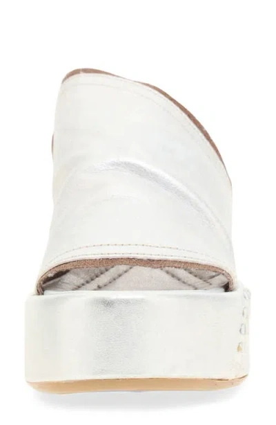 As98 A.s.98 Marlon Platform Sandal In Silver