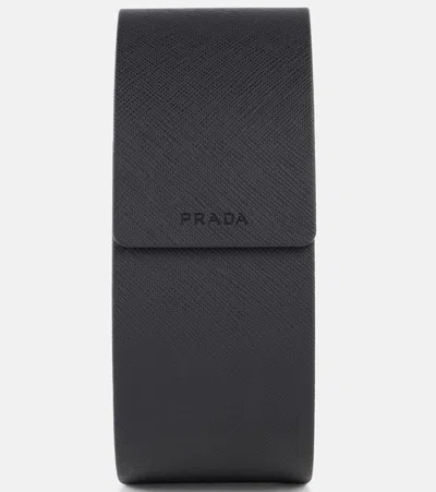 Prada 53mm Rectangular Sunglasses In Schwarz