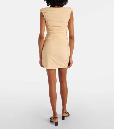 Jacquemus Light Beige The Rita Mini Dress In Beige
