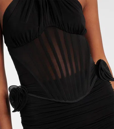 花卉贴花紧身胸衣