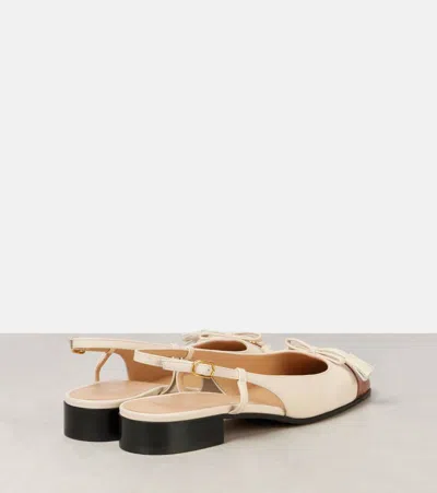 Valentino Slingback Ballerina 25mmm In Neutral