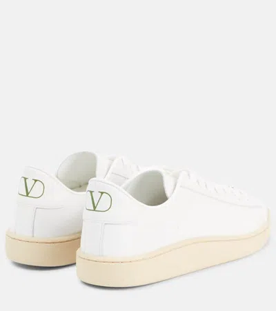 Valentino Garavani Valentino Royco Leather Sneaker In White