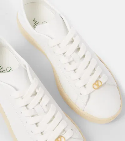 Valentino Garavani Valentino Royco Leather Sneaker In White