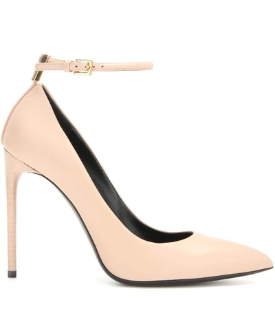 Shop Tom Ford Leather Pumps In Pink