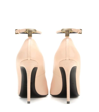 Shop Tom Ford Leather Pumps In Neutrals