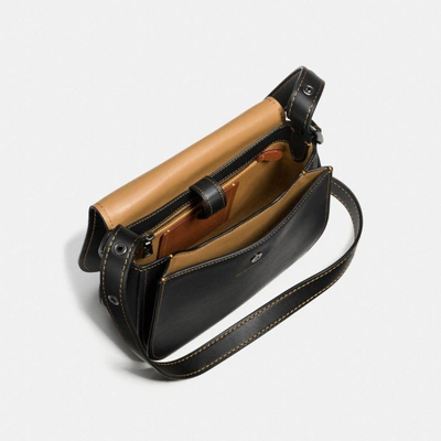 Shop Coach Saddle 23 In Chalk/black Copper