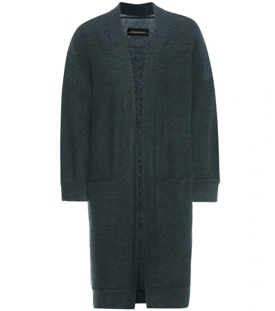 By Malene Birger Rinorra Wool And Mohair-blend Cardigan In Exotic Greee