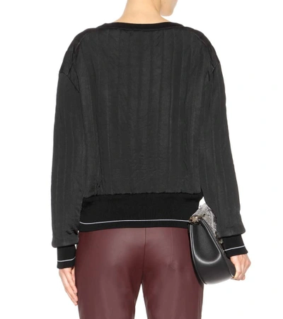 Shop Chloé Quilted Wool-blend Sweater