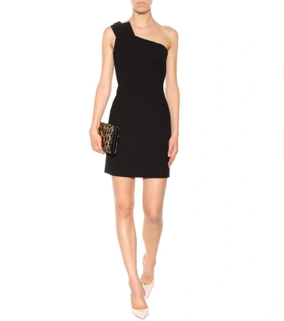 Shop Saint Laurent Wool Dress In Eoir