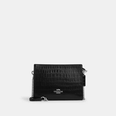 Coach Slim Crossbody Bag In Black