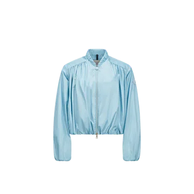 Moncler Chazeron Nylon Jacket In Blue