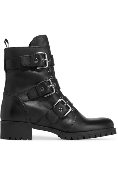 prada buckle combat boots