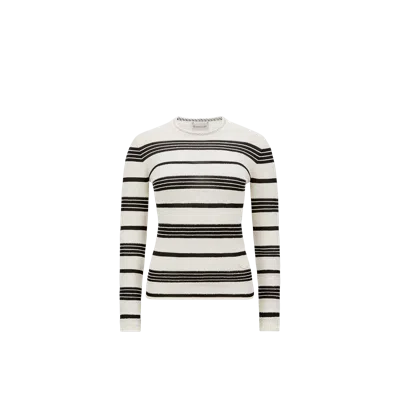 Moncler Knitted T-shirt In White