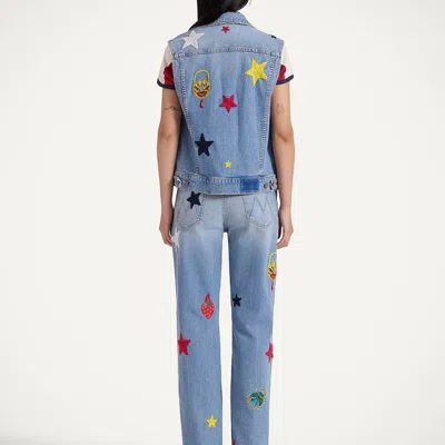 La Doublej The Maven Sneak Jeans In Star Of The Show Blue