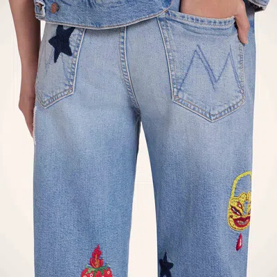 La Doublej The Maven Sneak Jeans In Star Of The Show Blue