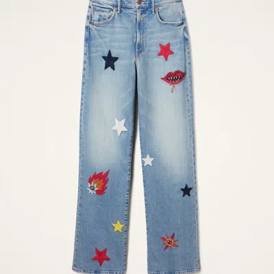 La Doublej The Maven Sneak Jeans In Star Of The Show Blue