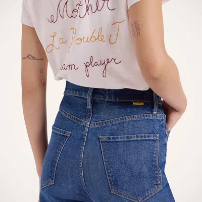 La Doublej The Tune Up Maven Sneak Jeans In Middle Child Blue